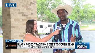 Midwest Invitational Rodeo in South Bend with Tie-Down Roper Brandon Stanford