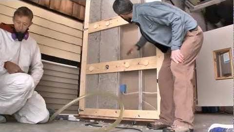 A Look Inside A Wall: Dense Packing