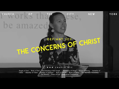Defiant Joy: The Concerns of Christ – Suzy Silk