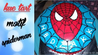 SPIDERMAN -- Kue Tart Spiderman part 2 || #tutorial 2020