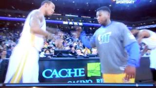 Monta Ellis And Nate Robinson's Epic Handshake