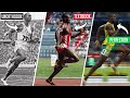 Trademark sprint form of 20 legendary 100m sprinters