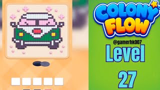 Colony Flow Level 27 Walkthrough Solution 