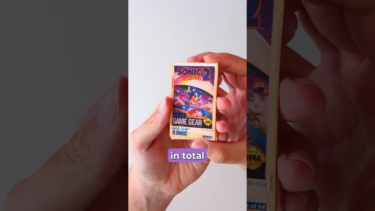 SEGA Game Gear Trading Cards From 1994 - YouTube