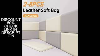 3D Wall Stickers Kids Anti-collision Leather Self Adhesive Soft Bag Living Room Decoration Peel and screenshot 5