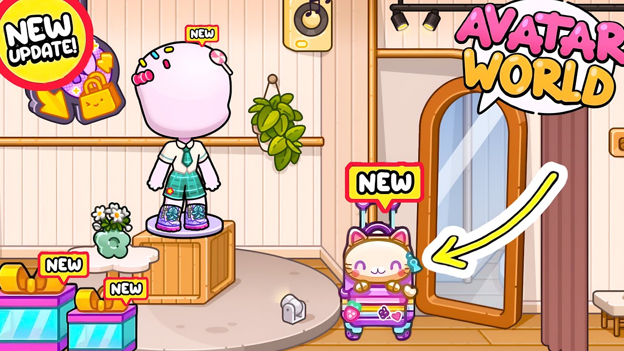 NEW SCHOOL BAG AND OUTFITS! // SPECIAL SECRETS // AVATAR WORLD SECRETS // THE HAPPY GAMER5