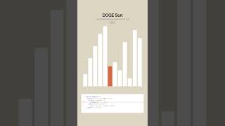 DOGE Sort fires half your array for maximum efficiency