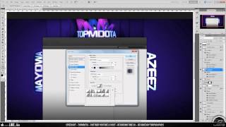 Speed Art | topMdotA | Background & Logo