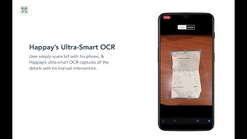 Happay SmartXpense for Smartphones - Optical Character Recognition | Happay App