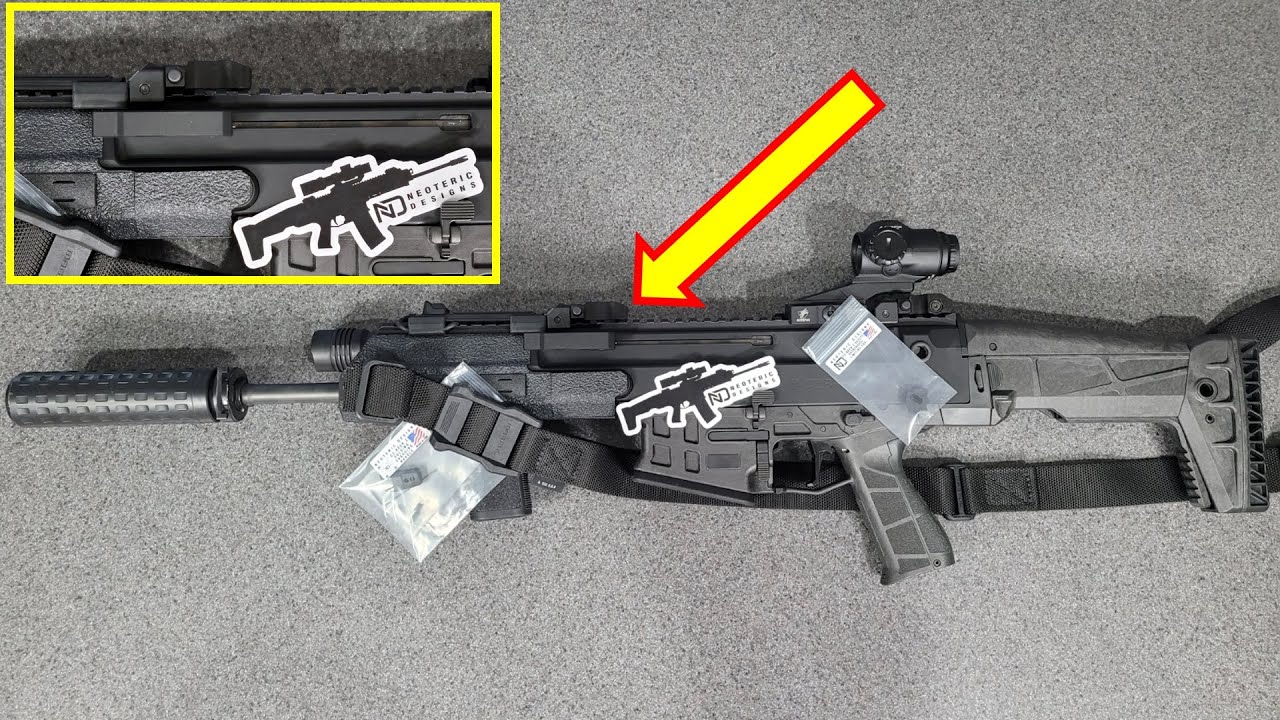 CZ Bren 2 Folding Charging Handle - YouTube