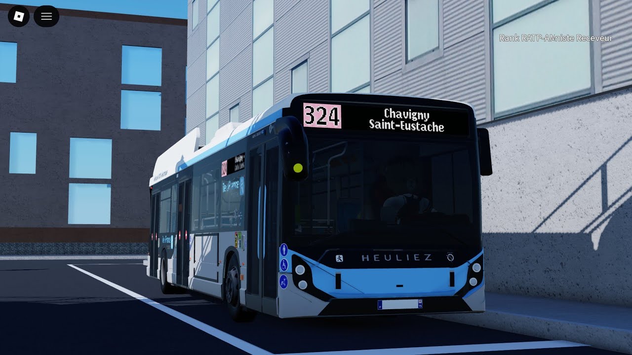 RATP-AMV|Ligne 324|Heuliez GX337E V5|Roblox - YouTube