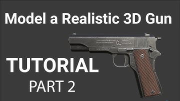 Modelling A Gun In Blender Beginner Tutorial | Part 2