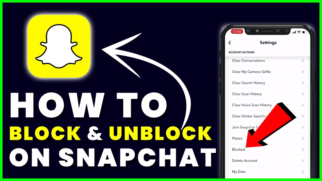 How To BLOCK & UNBLOCK Someone On Snapchat (2022)