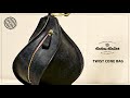 [Leathercraft] Twist Cone Bag making / PDF pattern / DIY bag