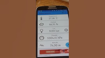 Bosch BME280 vs. Galaxy S4 sensors vs. analog thermohygrometer
