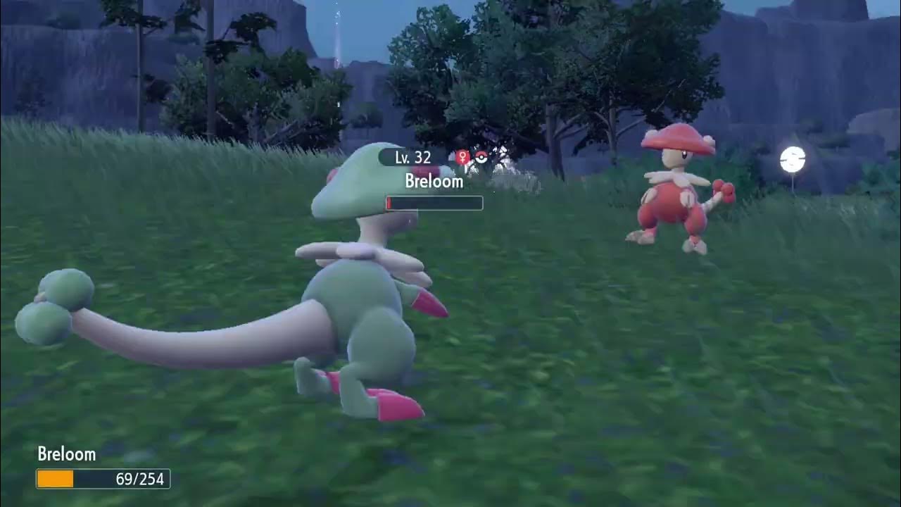 Shiny/non-shiny Shroomish/breloom 6IV Pokémon Scarlet/violet