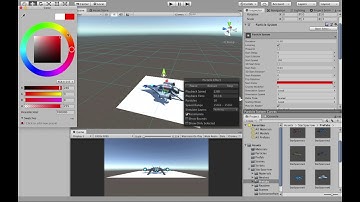 Unity3D How to create "Spaceship Bullet" particle system from scratch.