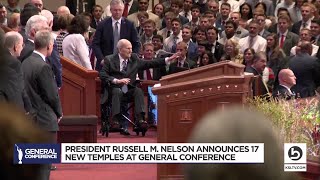 Church announces 17 new temples, including one in central Utah