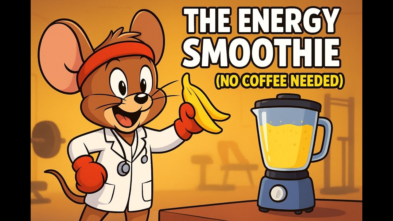 The Energy Smoothie (No Coffee Needed!) | Doctor-Approved Pre-Workout Boost ⚡
