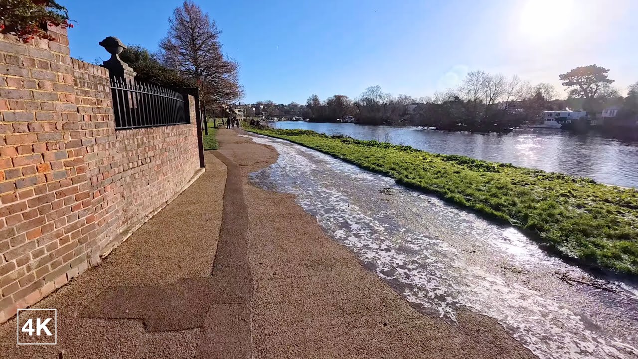 Relaxing London Walk along the River Thames in Richmond