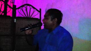 Mr Pally singing at Beer Garden - Phnom Penh - September 2012