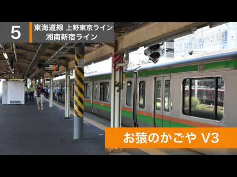 小田原駅　5番線発車メロディ「お猿のかごやV3」（加工）