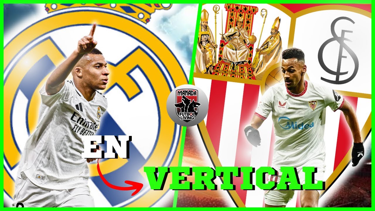 EN VERTICAL 🔥 REAL MADRID vs SEVILLA EN VIVO 🔥 | La Liga Jornada 18 ...