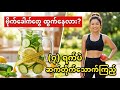 ဗိုက်ခေါက်ထူပြီး ခါးတုတ်နေသူများအတွက် (၇) ရက်အတွင်း ဗိုက်ချပ်စေမယ့် သဘာဝဖျော်ရည်
