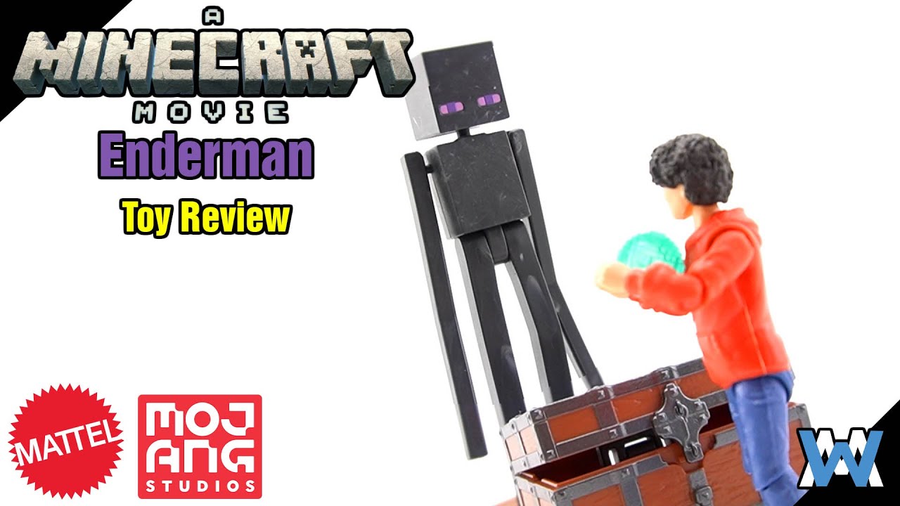 Фигурка Эндермена из фильма Minecraft! Обзор фигурки Эндермена из фильма Minecraft от Mattel