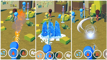 Elemental Master Hit Shoot L3-4, New Android Games Gameplay 2023 Walkthrough ios Simulato‪r Trailer