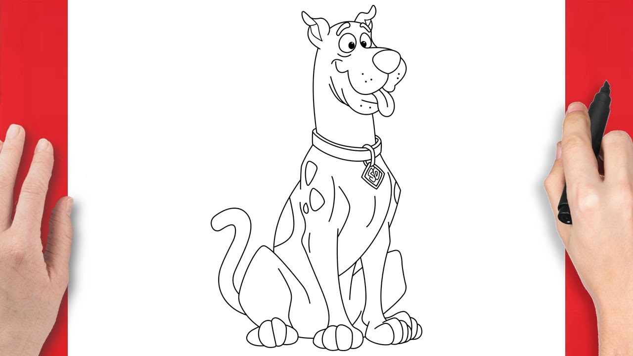 How to Draw Scooby Doo - Step-by-Step Drawing Tutorial
