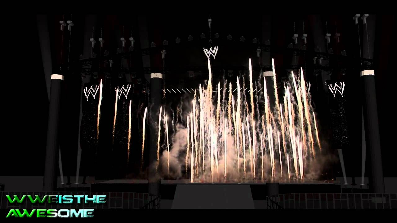 WWE Capital Punishment Stage w/pyro **720p**