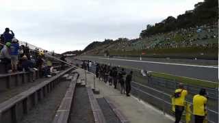 2012 MotoGP Motegi Japan 1st lap - Downhill ~ 90° corner [1/7]