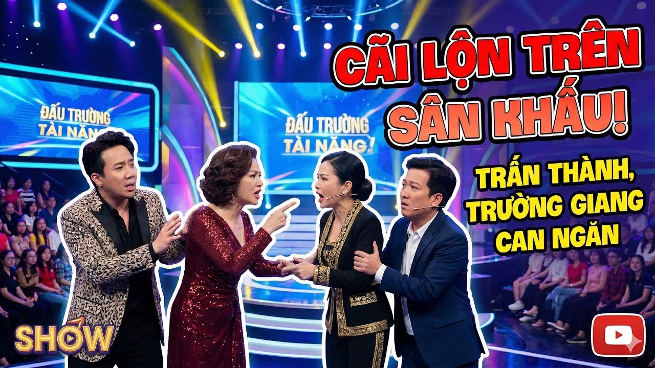 CĂNG CỰC 2 thí sinh CÃI NHAU chấn động sân khấu, Trấn Thành - Trường Giang hoảng hốt can ngăn!