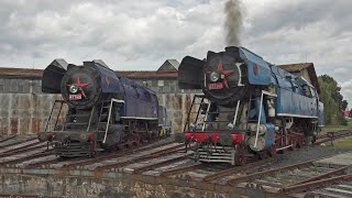Poslední jízda Papouška parní lokomotivy 477.043 na trati č. 120 Lužná u Rakovníka - Chomutov