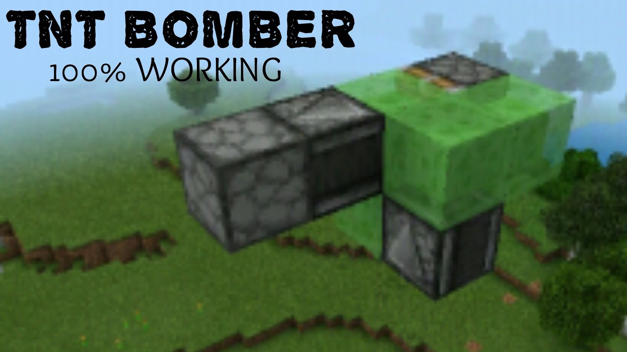 How to make a TNT bomber in Minecraft - YouTube