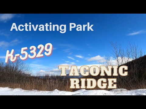 Activating K-5329 - Taconic Ridge State Forest