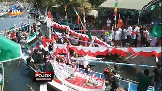 Rokat Tase', Warga Pesisir Bandaran Bangkalan Larung Kepala Sapi ke Laut