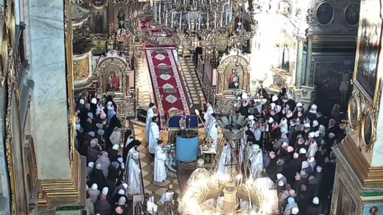 ⭕Ранкове богослужіння в Почаївській Лаврі 18.01.2026