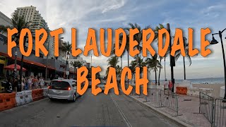 FLORIDA DRIVING: AFTERNOON DRIVING IN FORT LAUDERDALE/FORT LAUDERDALE BEACH