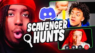 I played a discord scavenger hunt with my viewers.