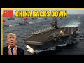 47 Chinese Warships vs 1 US Carrier — China BACKS DOWN