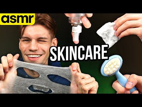asmr skin care para dormir atencion personal - asmr español