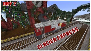 I Created The Glacier Express Using the Create Mod | 12 Trains of Christmas Day 7