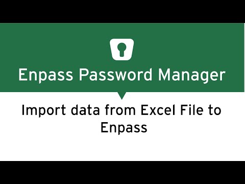 Import Login details from Excel or CSV file into Enpass Password Manager