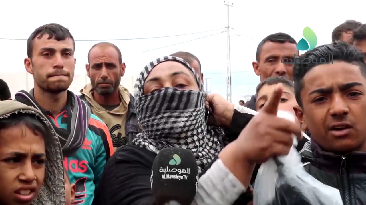 الحديدي يزور مخيم الحاج علي للنازحين برفقة منظمات اغاثية عراقية وكويتية