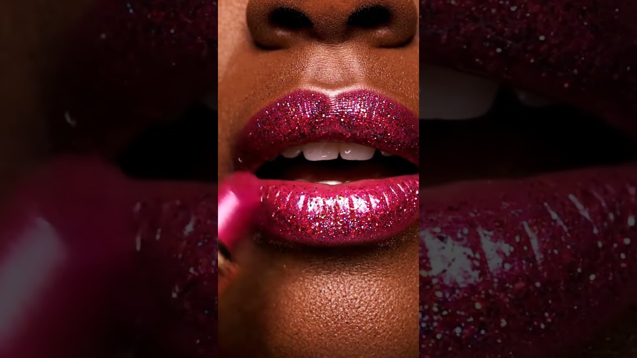 ASMR Applying Ruby Stardream Class-Ring Lipstick 💍💎❤️ | Shiny Gem Lip Transformation