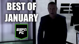 Craig Burley's 'positivity corner' highlights the BEST of ESPN FC from January | ESPN FC