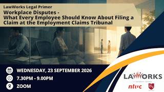 LawWorks Legal Primer: Workplace Disputes - Filing a Claim at the ECT