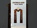 Print Your Personality!!! Customized Scarves with DTF Brilliance #scarfs #shorts #viralvideo
